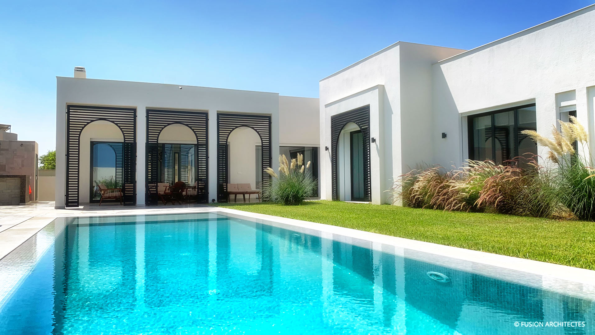 Villa La perle. Baie des Anges . Sousse Fusion Architectes