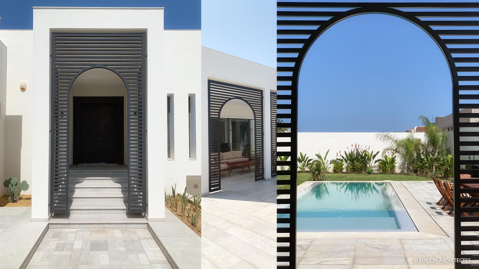 Villa La perle. Baie des Anges . Sousse Fusion Architectes