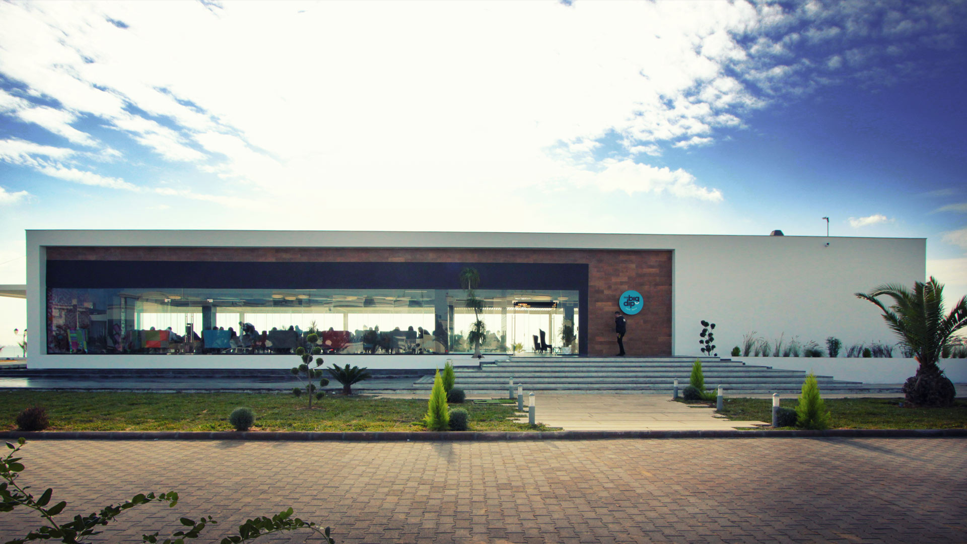 RESTAURANT BIG DIP . LAC 2 . TUNIS Fusion Architectes