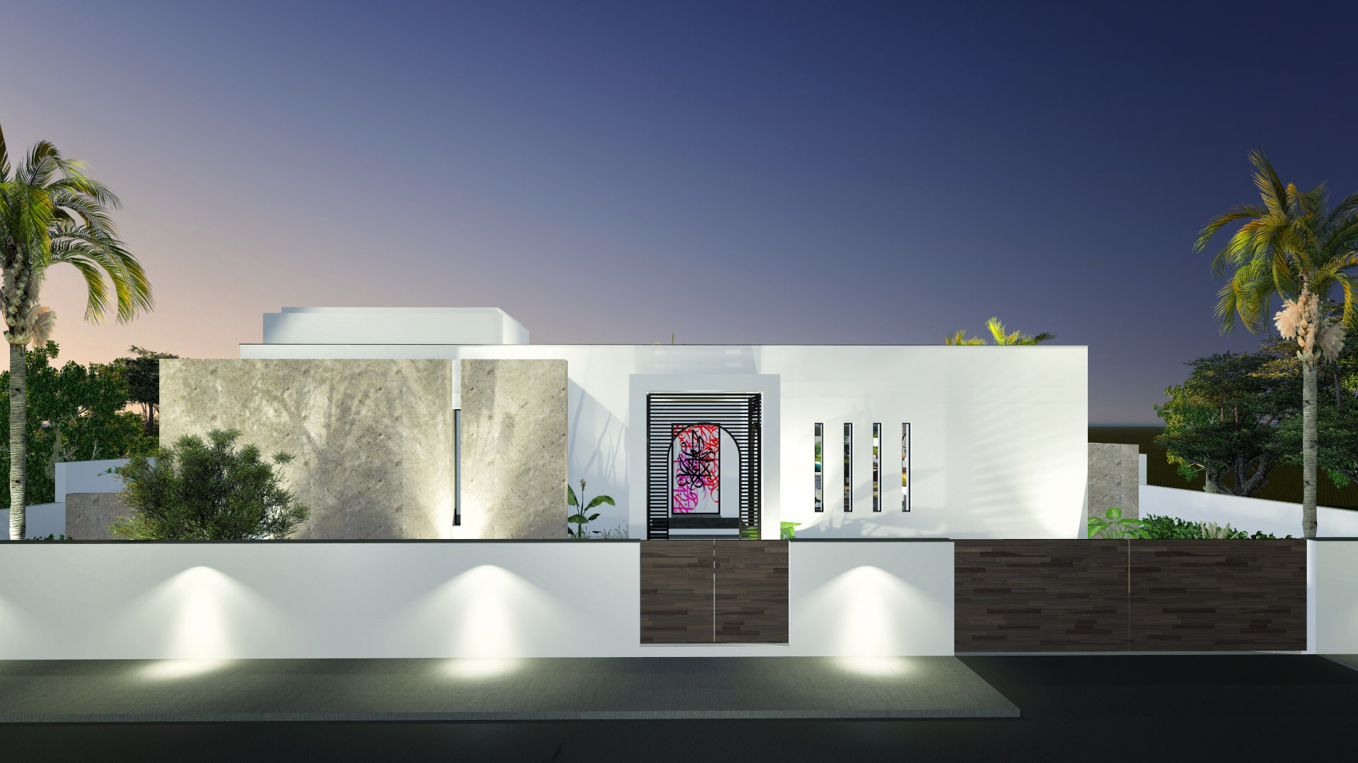 Villa La perle. Baie des Anges . Sousse Fusion Architectes