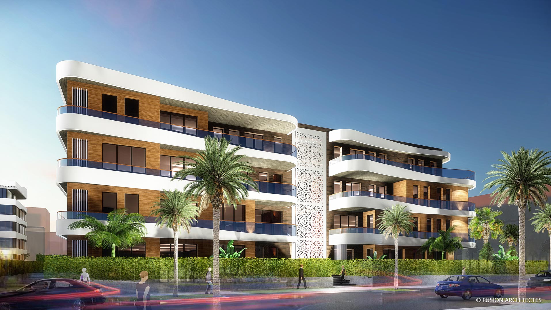 COMPLEXE IMMOBILIER MIXTE PERLE DU LAC TUNIS RESIDENCES Fusion